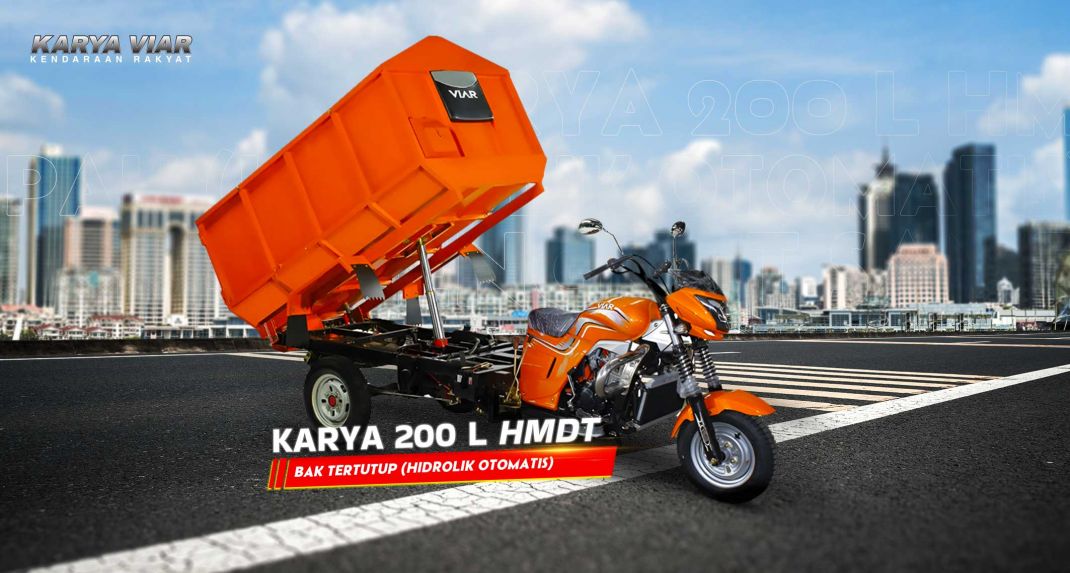 KARYA-200-L-HMDT-BAK-TERTUTUP-HIDROLIK-OTOMATIS
